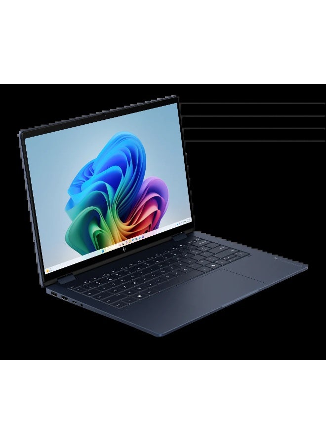 HP Omni Flip Laptop With 14-Inch 2.8K Display,Intel Core Ultra 5 325 Processor/16GB RAM/512GB SSD/Integrated  Graphics/Windows 11 Home English Atmospheric blue aluminum - Image 4