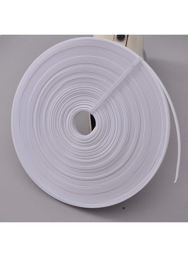 NYKKOLA - 50 Yards Polyester Boning For Sewing - Sew-Through Low Density Boning For Corsets Nursing Caps Bridal Gowns 6Mm White - Image 1