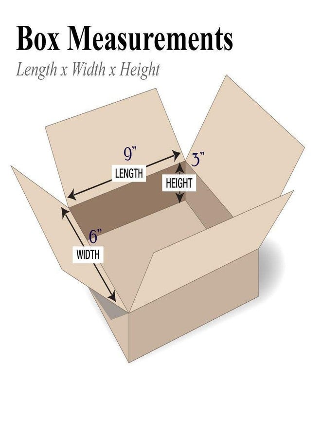 Powerlon® 3 Ply 9 x 6 x 3 Inch Corrugated Box Fine Quality (Pack of 50) - Image 2