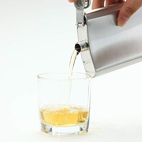 YWQ Solid Flasks Stainless Steel Flask & Funnel Set, 8 oz - Image 3
