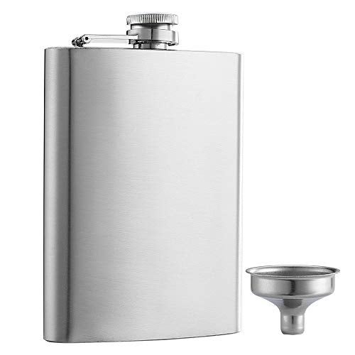 YWQ Solid Flasks Stainless Steel Flask & Funnel Set, 8 oz - Image 1