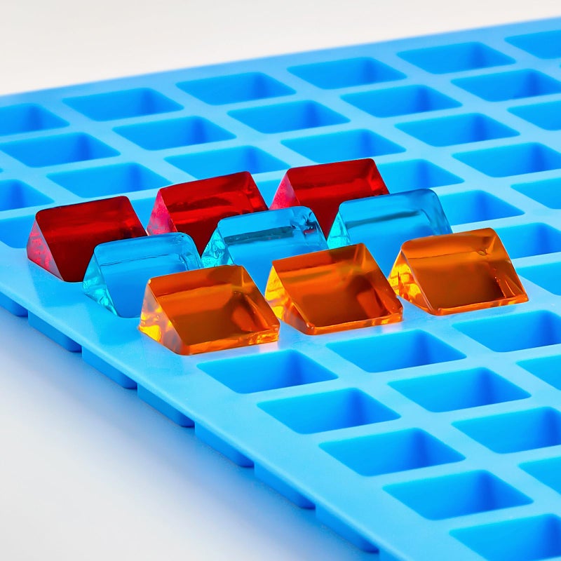 Joersh Square Candy Molds Silicone Molds For Hard Candy  Gummy  Caramels  Chocolate  Ganache  Ice Cubes  252 Cavity - Image 5
