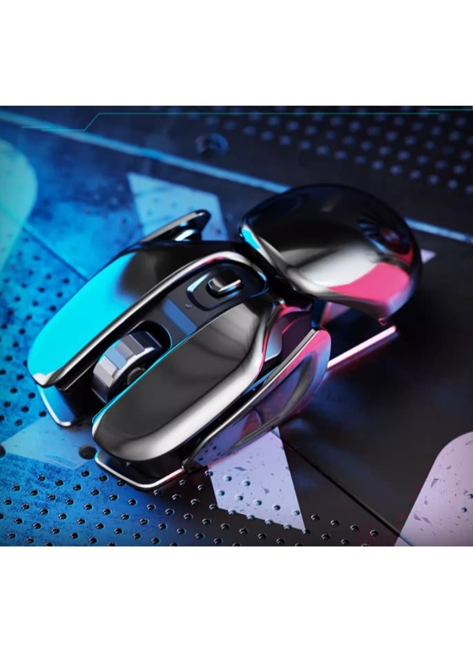 KUYING - Rechargeable Wireless Bluetooth Mute Design Office Mouse - Image 1