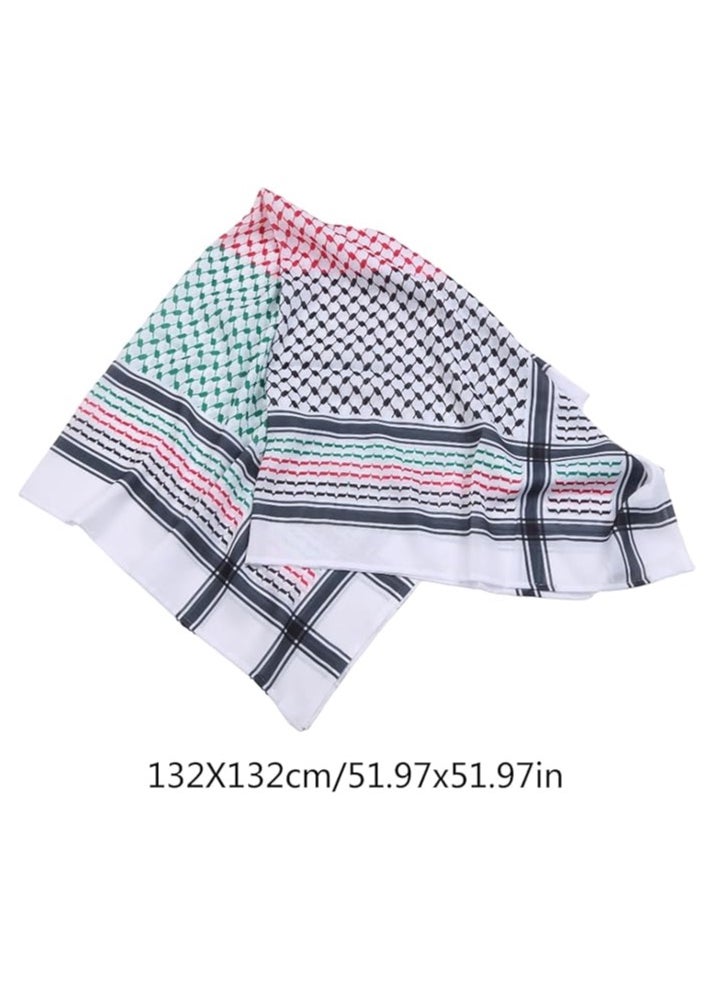 RUBY ISLAMIC CLOTHING Middle Eastern Shemagh Unisex Scarf - Palestine Inspired Keffiyeh Headwrap,  - Image 2