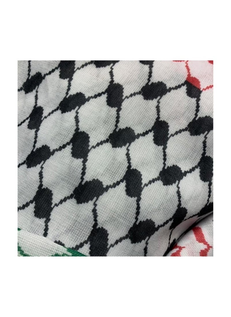 RUBY ISLAMIC CLOTHING Middle Eastern Shemagh Unisex Scarf - Palestine Inspired Keffiyeh Headwrap,  - Image 5