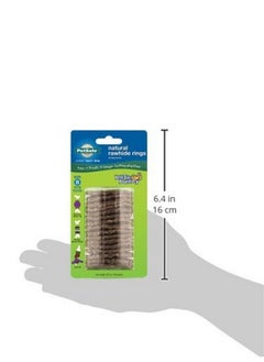 PetSafe (4 Pack) Petsafe Busy Buddy Refill Ring Dog Treats For Select Busy Buddy Dog Toys, Natural Rawhide, Size B  - Image 3
