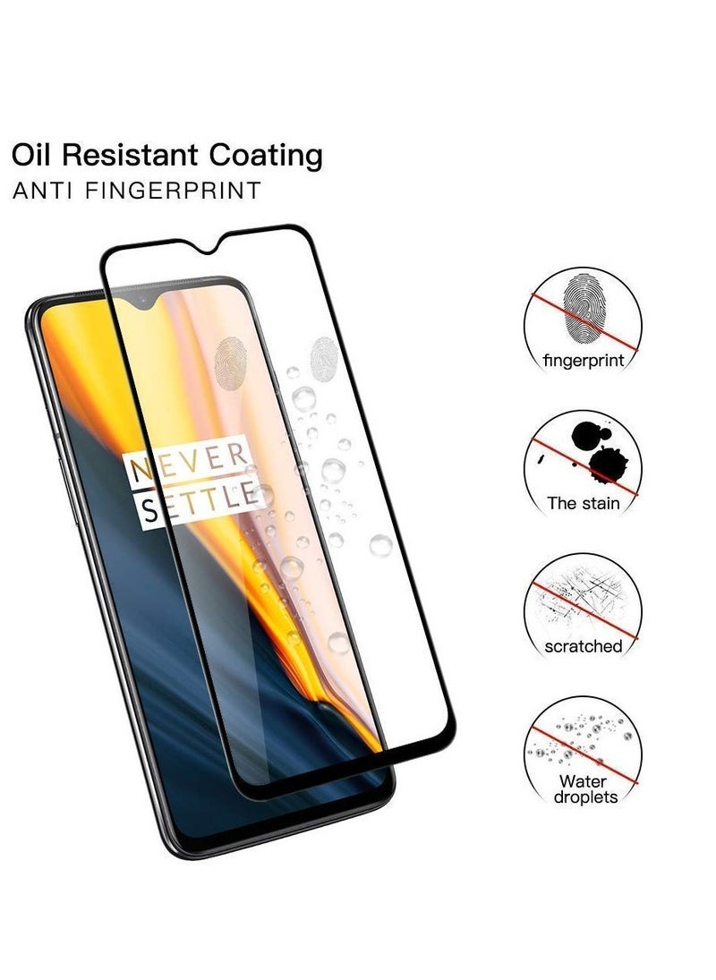 Raxoom Oneplus 7T Tempered Glass Screen Protector Edge To Edge Full Coverage Clear - Image 2