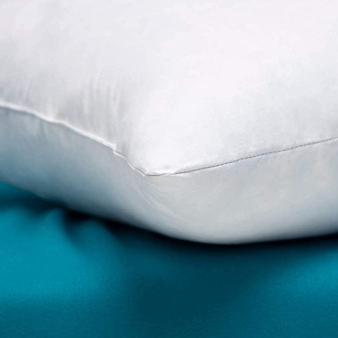 Maestro مايسترو حشوة الوسادة 144 خيط قطن خارجية، 700 جرام مع حشوة ميكروفايبر، الحجم: 65 × 65، أبيض - Image 2