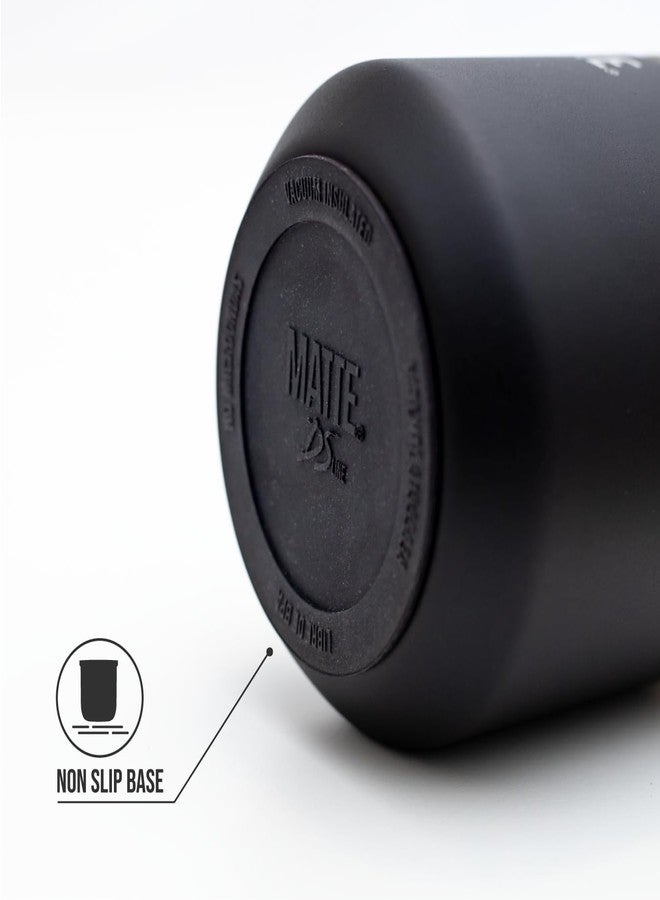 Matte 6.5 oz Yerba Mate Gourd and Bombilla Set - Includes DS Pro Box - BPA Free Yerba Mate Set Kit with Mate Straw, Elegant Design, Non-Slip Base (Black) - Image 4