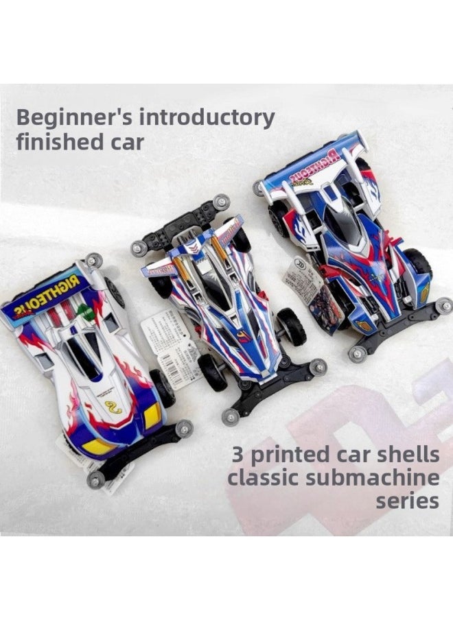 Four-wheel-drive Toy Four-wheel-drive Finished Racing Model Painted Car Shell 90 Classic Nostalgic Leap Charge God Of War-Color:Classic Sonic Series (3 Vehicles) Special Offer-Scale:Standard + 2 800ha Rechargeable Batteries Set Each  - Image 4
