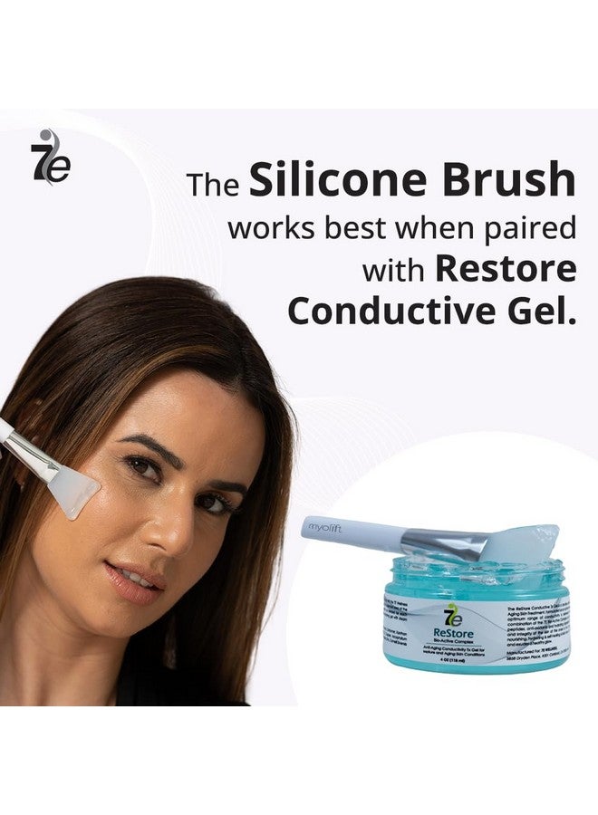 MyoLift Applicator Silicon Brush - Mask Applicator Brush for Facial Skincare, Reusable Brush for the Anti Aging Mask| Soft & Durable Face Mask Applicator for Gels, DIY Masks, easy-to-clean[Pack of 3] - Image 3