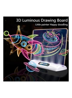 Generic 3D Drawing Tablet for Kids, Erasable LED Glow Doodle Board, Translucent Light-Up Writing Tablet, Educational Learning Toy for Boys u0026 Girls (Battery-Free)  - Image 5