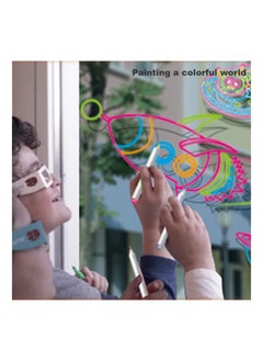 Generic 3D Drawing Tablet for Kids, Erasable LED Glow Doodle Board, Translucent Light-Up Writing Tablet, Educational Learning Toy for Boys u0026 Girls (Battery-Free)  - Image 4