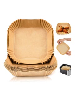 100 Pcs Air Fryer Paper Liners Parchment Paper, Air Fryer Disposable Paper Liner For Microwave, Oven, Roasting Non-Stick Air Fryer Liners 200X45MM