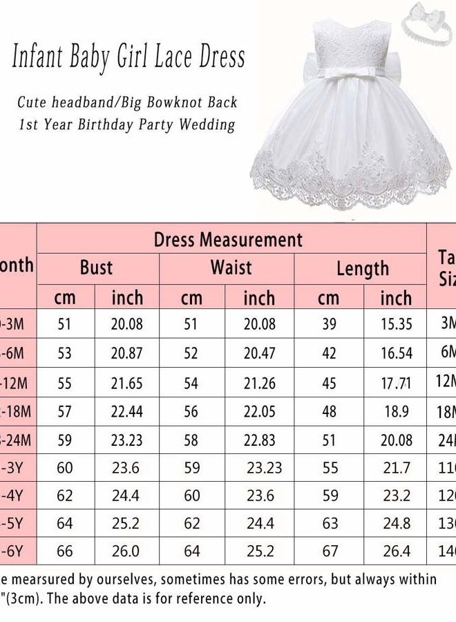 LZH Girl's Princess Flower Dress for Birthday Wedding Party - White - Image 5