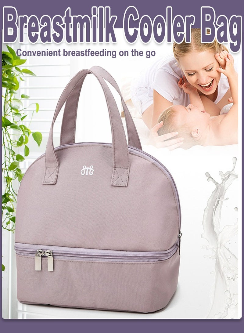 حقيبة تبريد حليب الأم - حقيبة عازلة محمولة لتخزين الحليب - حقيبة عازلة لزجاجات الرضاعة الطبيعية - Image 2