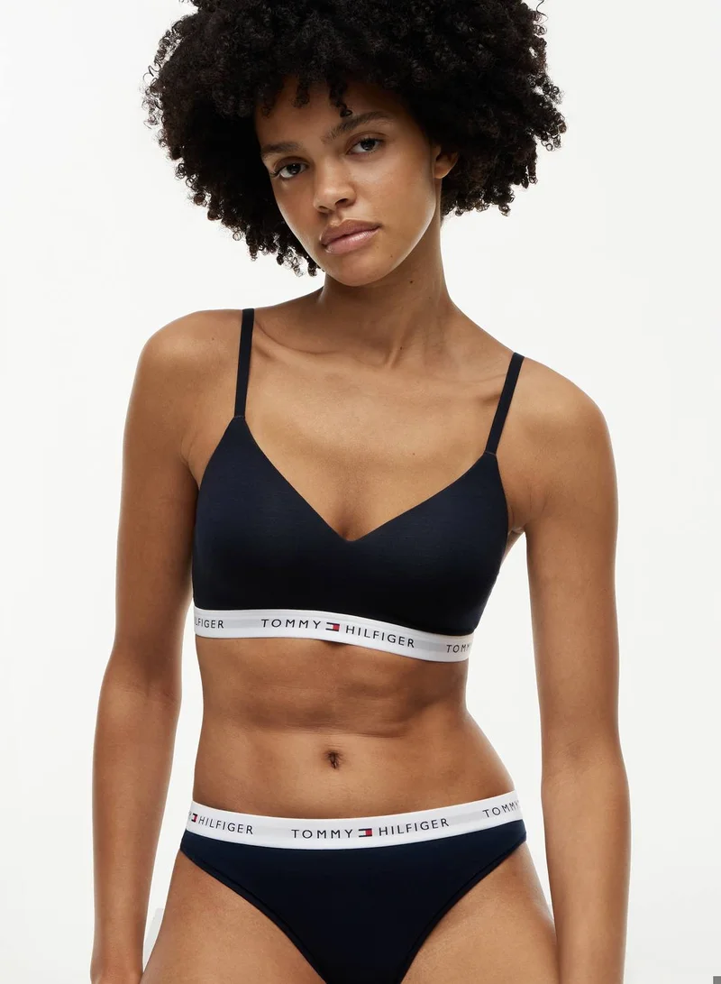 TOMMY HILFIGER D N Navy/D N Navy/D N Navy 3-Pack Essential Logo Waistband Thongs for Women | Best Price UAE