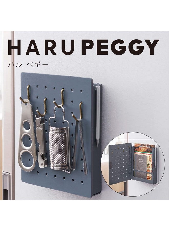 KING JIM Halpeggy Pgh150 Cre Storage Box Storage With Perforated Board Size S Gray - Image 2