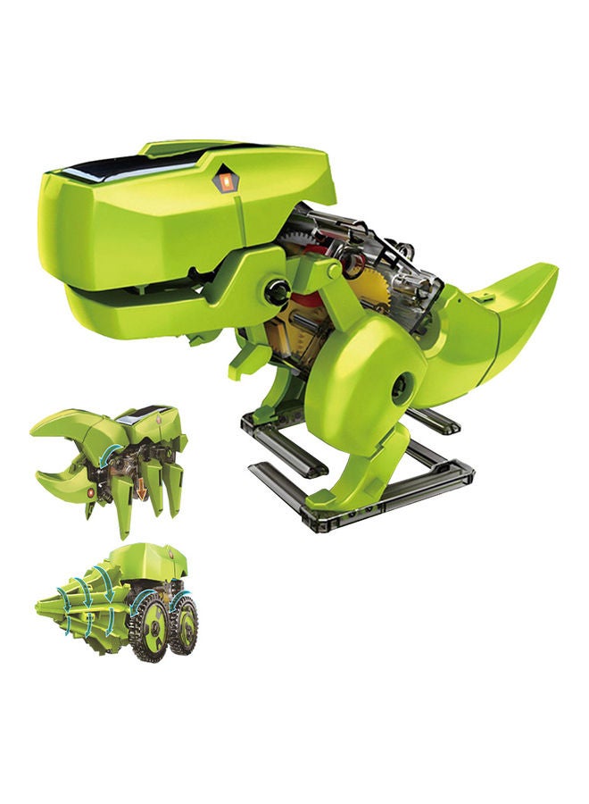 3 -In-1 Solar Robot DIY Solar Science Toy Green - Image 1