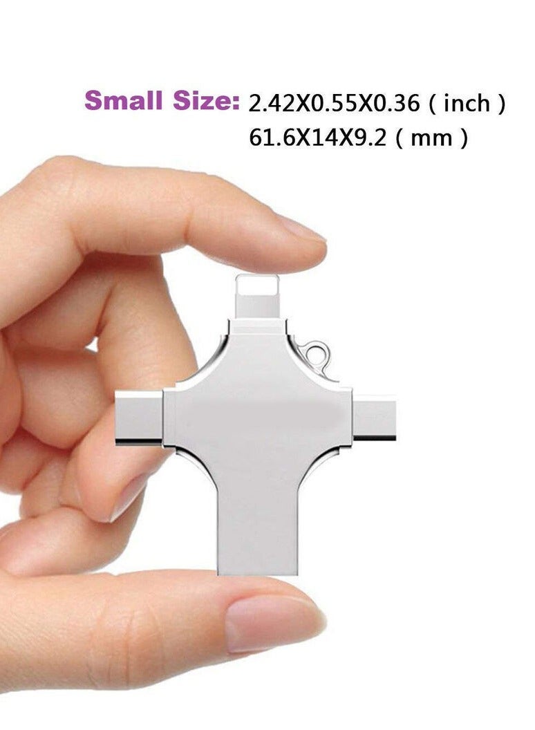 Gravity High Speed 4 In 1 Multi-function OTG USB Flash Drive Type-C Pen drive 3.0 Memory Disk For iPad Android iOS PC 64G - Image 3
