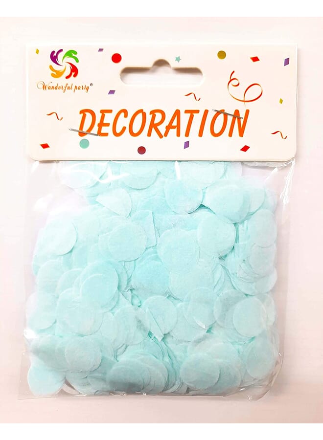Party Time Confetti Dots Confetti Circles Round Paper Confetti Foil Throwing Confetti For Birthday Wedding Christmas Party Decoration 17G White - Image 2