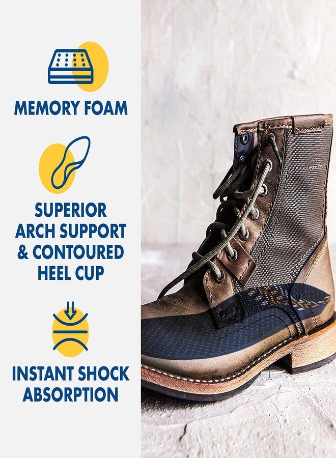 Arm & Hammer Memory Foam Work Insoles for Men and Women, Pair of Anti-Fatigue Memory Foam Inserts with Arch Support for Work Boots, Sneakers, Or Dress Shoes. (1 Pack) - Image 5