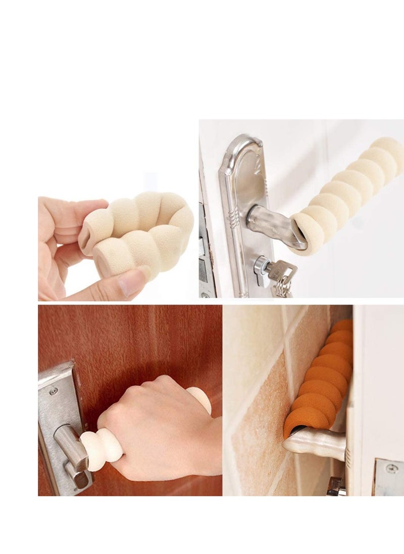 SYOSI Door Handle Covers Soft Silicone Kid Safety Protector Anti-Collision for Child Foam Rubber Anti-Static Outside 10 Packs  - Image 4