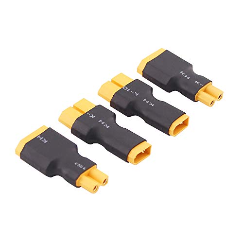 OliRC 4pcs XT30 XT30 to XT60 XT60 Male Female RC Connector AdapterC834 - Image 1