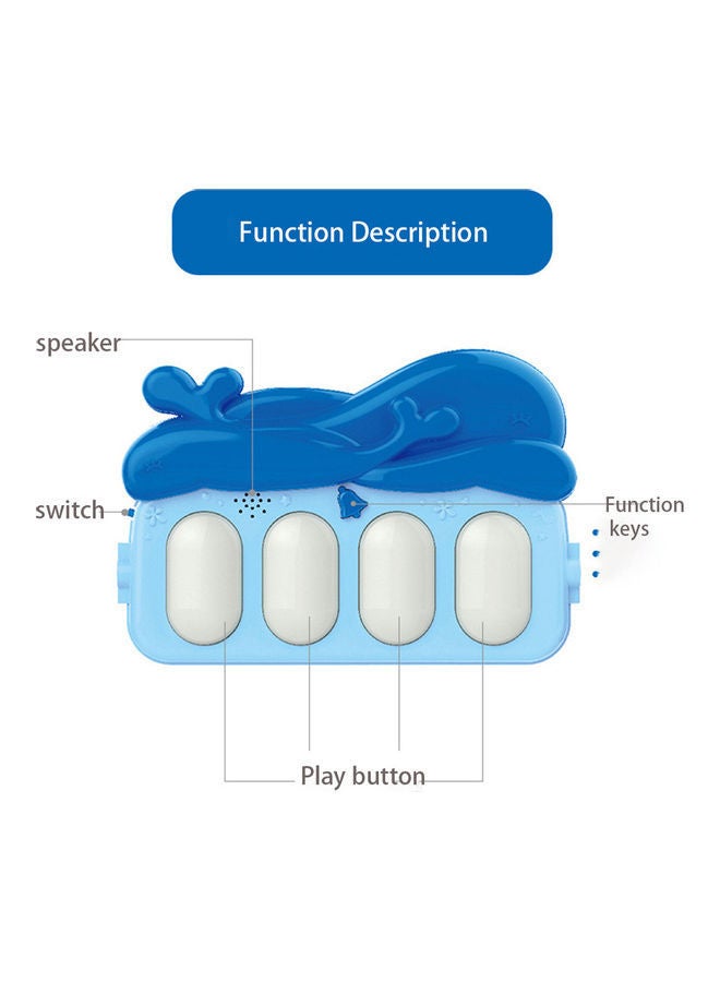Kidle Piano Play Mat Center With Melodies Rattle 45.5 x 7.8 x 32cm - Image 2