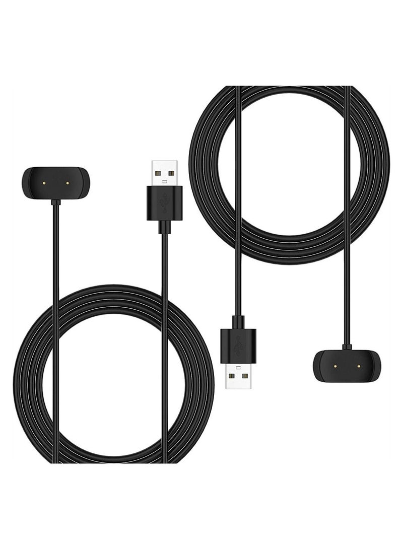شاحن متوافق مع Amazfit GTR2 / GTS2 / Pop / zepp e ، حامل كبل شحن USB ، حامل كابل شاحن مغناطيسي محمول متين للساعة الذكية ، ملحقات الساعة الذكية (عبوتان ، 3.3 قدم / 100 سم) - Image 1