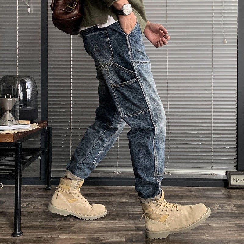 Unisex Casual Daily Denim Jeans - Image 3