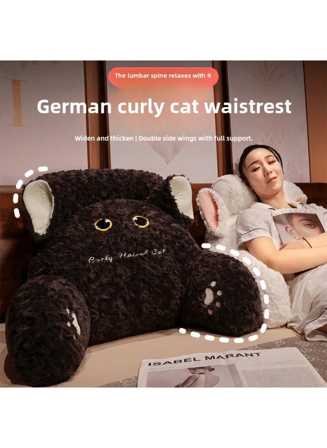 German Curly Cat Waist Back Cute Cute Headrest Backrest Independent Liner Removable Sofa Waist Pillow Back Cushion-Specification:70*45cm-Colour:Black - pzsku/Z7B093C4BF9146A0E0CE1Z/45/_/1741676457/e8277da0-dfff-4b99-b359-9499ae8c3aad