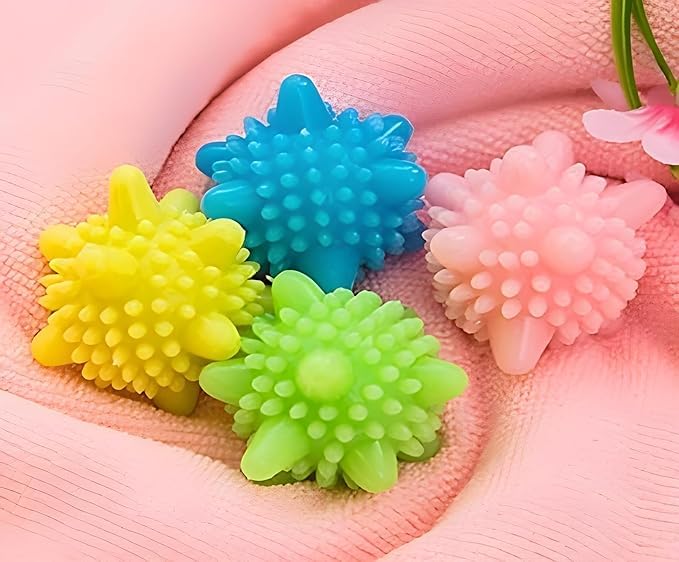 DVL STORE Colorful Laundry Balls Fabric Softener And An AntiTangle Aid Reusable Silicone Washing Balls For Washing Machine EcoFriendly Laundry Solution - Image 3