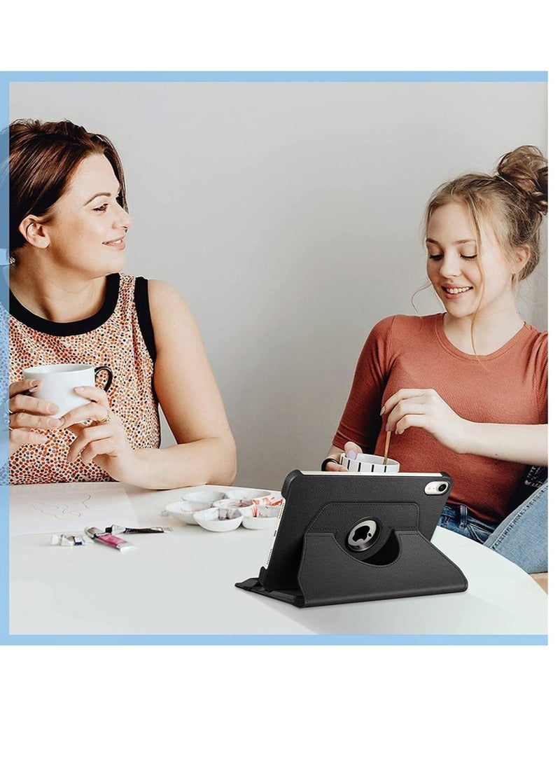 Raxoom Rotating Case for iPad Mini 6 (6th Generation 8.3 Inch) - 360 Degree Swiveling Stand Protective Back Cover, Auto Wake/Sleep Feature for iPad Mini 6 2021 Model (Black) - Image 4