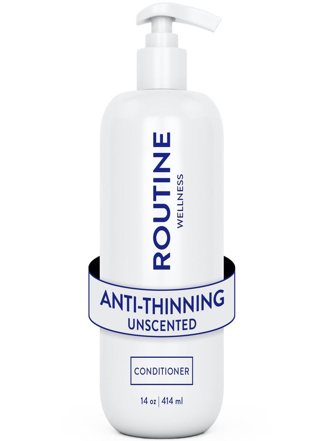 Routine Wellness Anti-Thinning Deep Conditioner for Thinning Hair - DHT Blocker for Hair Loss in Men & Women - Promotes Healthy Hair - Unscented 14oz - Image 1