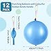 HSLCGF 12 Pcs Blue Punch Balloons with Rubber Band Handle for Easy Grip Ideal for Kids Birthday Party Favors Classroom Outdoor PlayBlue - Image 4