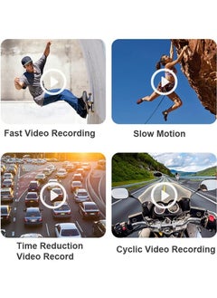 AROAQ 4K 30FPS Mounted Camera Wearable WiFi Video Camcorder Camera 120°Wide Angle Lens Anti-Shake APP Control Camera  - Image 4