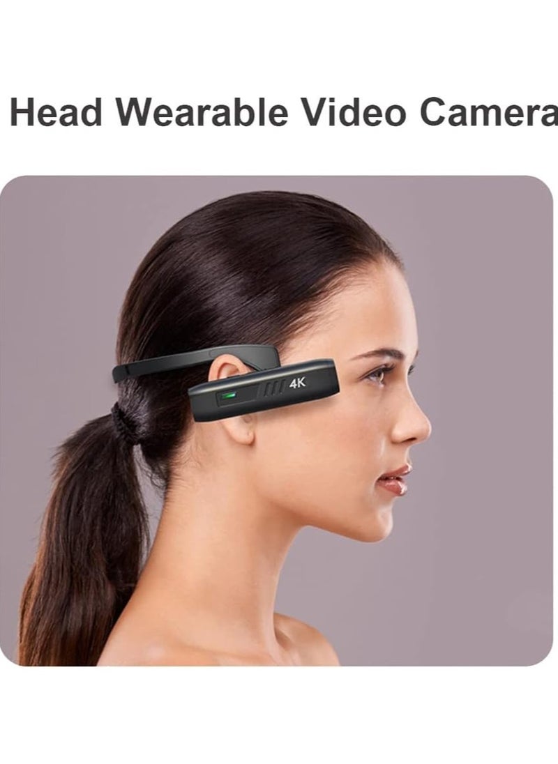 AROAQ - 4K 30FPS Mounted Camera Wearable WiFi Video Camcorder Camera 120°Wide Angle Lens Anti-Shake APP Control Camera - Image 1