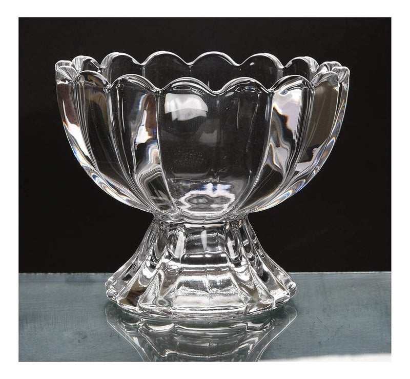 HEIP HEIP 120ML Ice Cream Glasses Cups Dishes for Desserts MilkshakeFruit and Pudding Glass Serving Bowls Perfect for Home Restaurants and Parties Dishwasher Safe SAT of 6 Ice Cream Cupsv  - Image 3