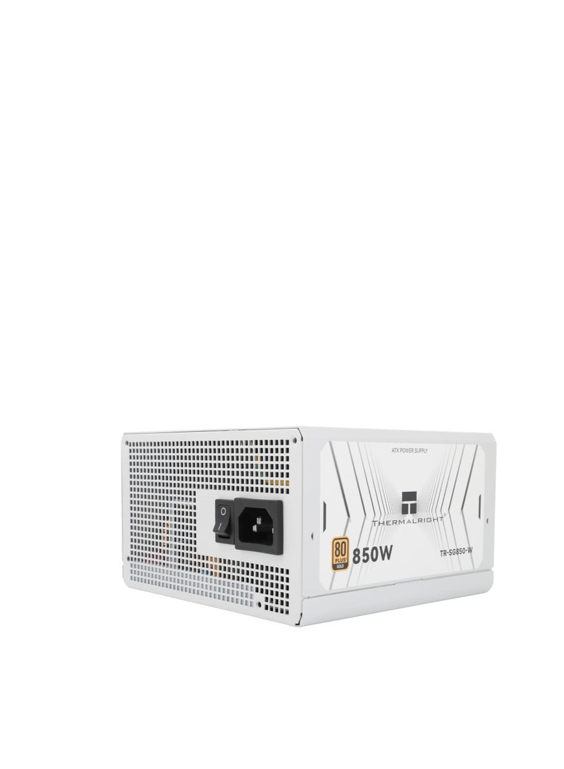 Thermalright Toughpower GT 850W 80 PLUS Gold, ATX 3.1 Fully Modular Power Supply, PCIe Gen 5.1 12V‑2x6 (12+4) Connector 600W, Quiet 120mm Hydraulic Fan, Active PFC, Single +12V Rail, White Modular Cables, Full Protection, White | PS-TPT-0850FNFAGK-W white - Image 5