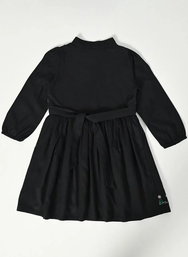 BELLA MODA Embroidered A-Line Dress