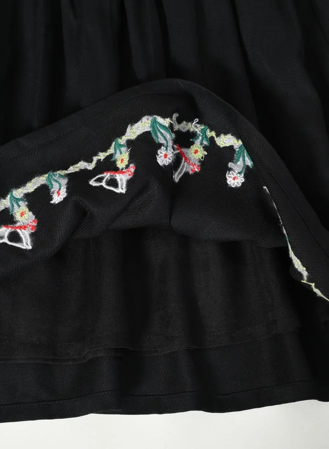 BELLA MODA Embroidered A-Line Dress