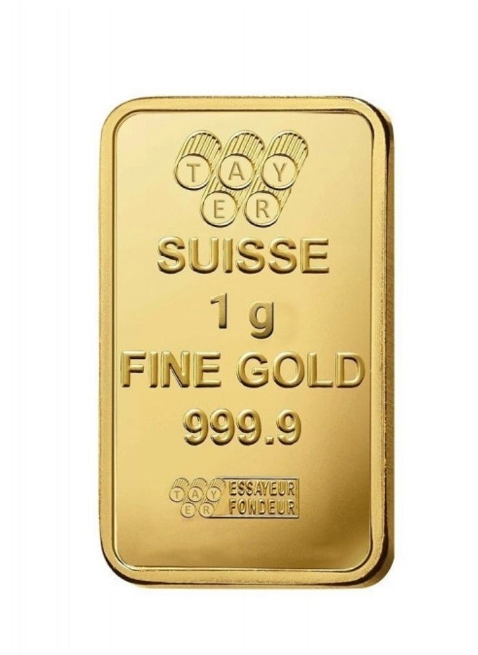 sam - Fine Gold Bar 999.9 -1 Gram - Image 1