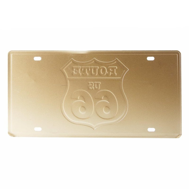 Eazywagon Route US 66 Wood Multipurpose Metal Signs - License Wall Plate, Decorative Car Tag - Ideal for Cafe, Restaurant, Shop, Home, Hotel, Club, Office, Living Area - Image 3