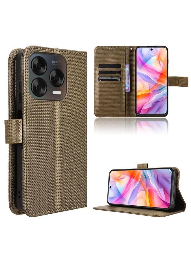 The Bros Case For ZTE Blade V70 Design 4G Diamond Texture Leather Phone Case