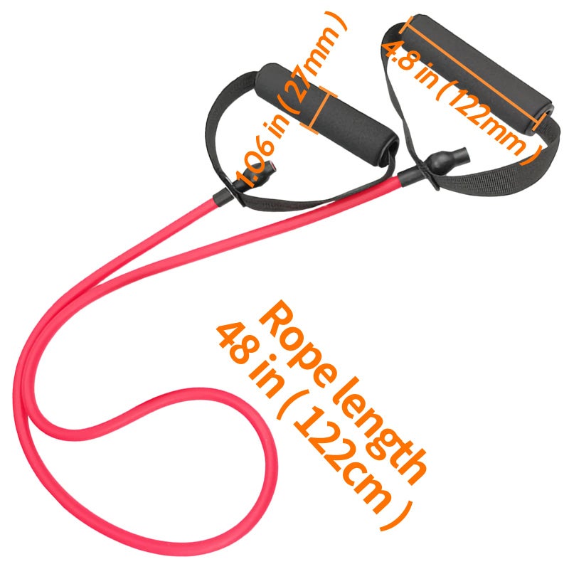 Rhinenet 3PCS Resistance Bands with Handles Strength Bands Exercise Bands Set with Handles Elastic Bands Workout Bands for Working Out Strength Training Muscle Toning Door Anchor and Workout Guide - Image 2