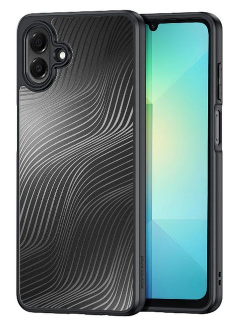 DUX DUCIS Aimo Series Cover for the Samsung Galaxy A07 4G mobile phone slim, transparent matte cover made of TPU, polycarbonate, polypropylene, silicone - Black