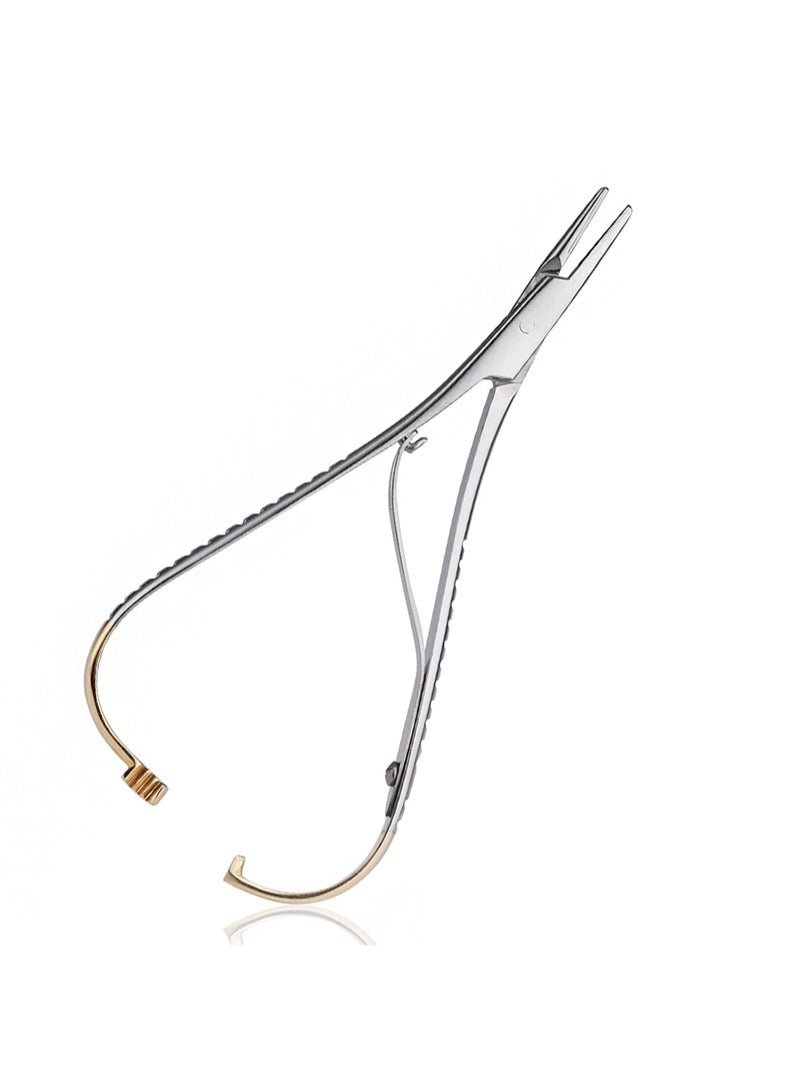 هالونهي كماشة وضع الرباط المرن بطول 14 سم، وحامل إبرة، وفاصل الرباط، وأدوات تقويم الأسنان المرنة - Image 1