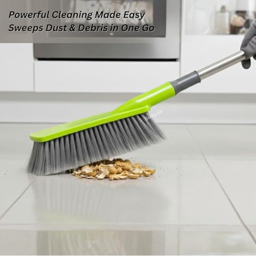 Solitude Multipurpose Long Handle Dust Cleaning Brush for Sofa, Carpet, Bathroom, Floor, Mats and Household Upholstery Cleaning - Image 5