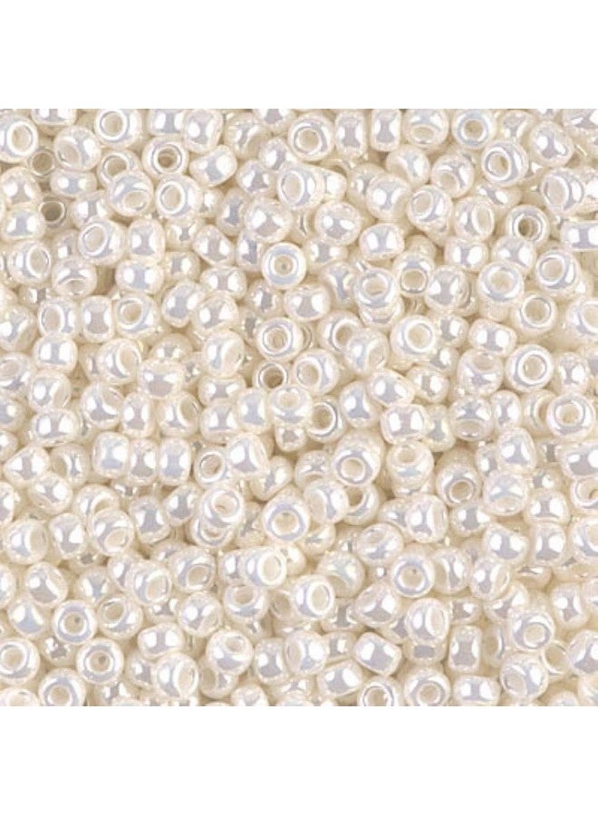 ميوكي حبات بذور مستديرة مقاس 6/0 20 جرام لؤلؤ عاجي سيلان